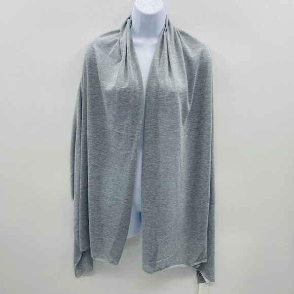 Jenni by Jennifer Moore Womens On Repeat Jersey Wrap Scarf Heather Gray $30 117 - Picture 2 of 7